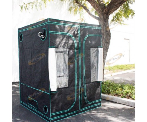 REFLECTIVE 4'x 4'x 6' HYDROPONIC INDOOR GROW ROOM TENT GREENHOUSE 100% Mylar